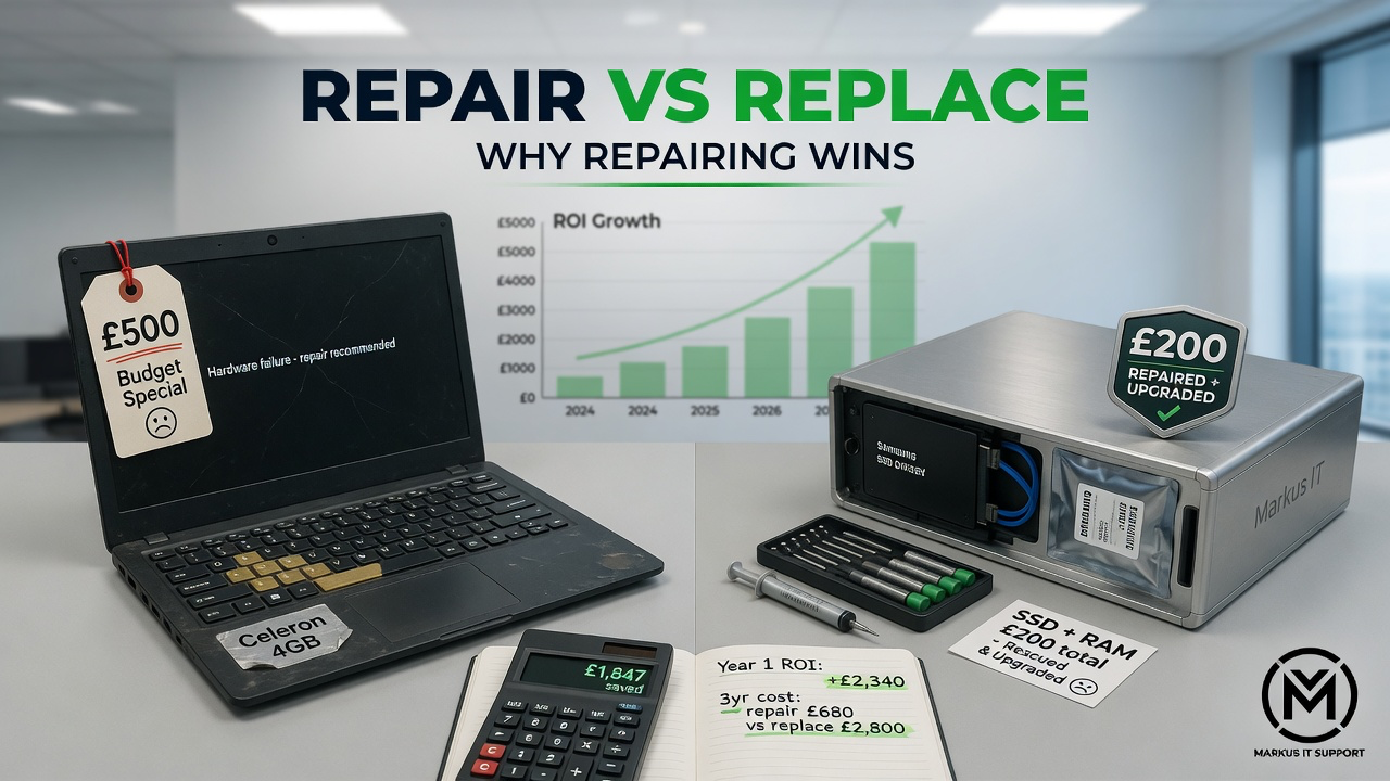 Repair versus replacement return on investment