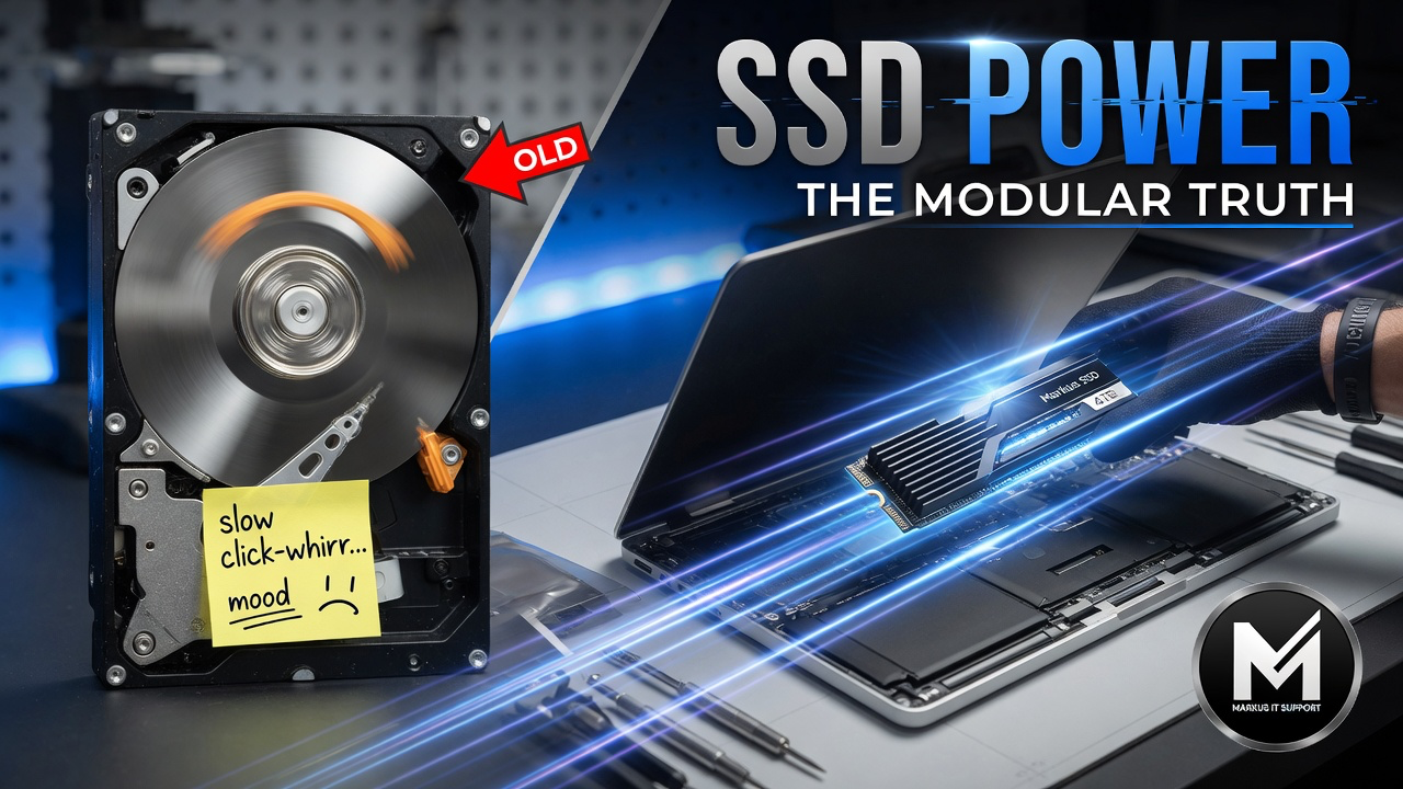 Solid state storage upgrade for older computers