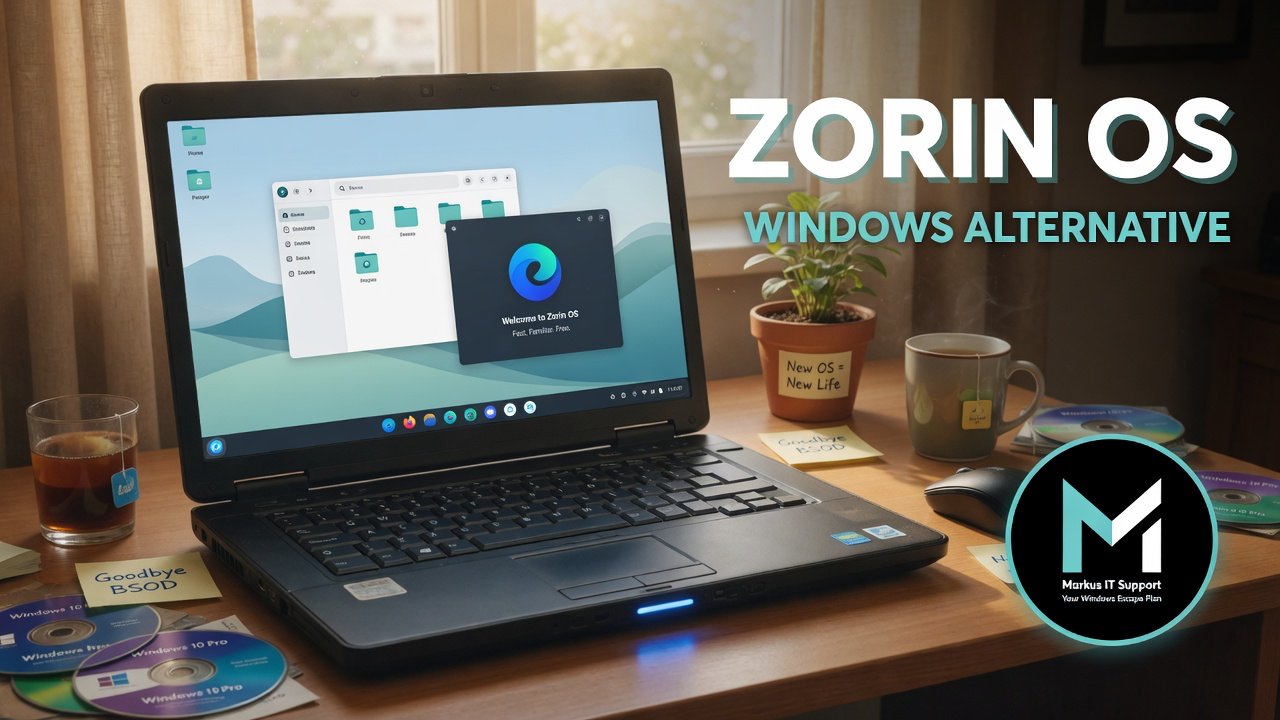 Zorin OS desktop as an alternative to Windows